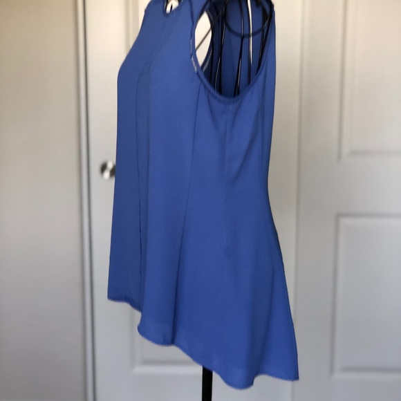 WHBM High Low Hem Sleeveless Blouse - Picture 3 of 7